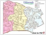 Dunwoody Municipal Voting Districts